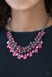 Paparazzi "Diva Attitude" Pink Necklace & Earring Set Paparazzi Jewelry