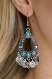 Paparazzi "Island Escapade" Blue Earrings Paparazzi Jewelry