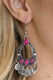 Paparazzi "Island Escapade" Pink Earrings Paparazzi Jewelry