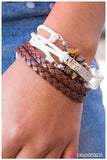 Paparazzi "A Leap of Faith" White Bracelet Paparazzi Jewelry