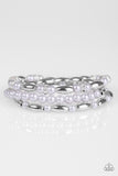 Paparazzi "Chic Contender" Silver Bracelet Paparazzi Jewelry