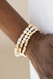 Paparazzi "Chic Contender" Gold Bracelet Paparazzi Jewelry