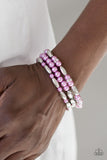 Paparazzi "Chic Contender" Purple Bracelet Paparazzi Jewelry