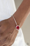 Paparazzi VINTAGE VAULT "Make A Spectacle" Red Bracelet Paparazzi Jewelry