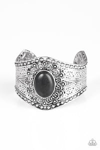 Paparazzi "Mojave Majesty" Black Bracelet Paparazzi Jewelry