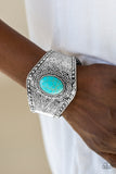 Paparazzi "Mojave Majesty" Blue Bracelet Paparazzi Jewelry