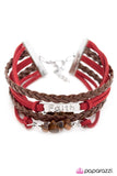 Paparazzi "A Leap of Faith" Red Bracelet Paparazzi Jewelry