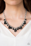 Paparazzi "Paleo Princess" Black Necklace & Earring Set Paparazzi Jewelry