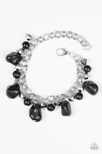 Paparazzi "Practical Paleo" Black Bracelet Paparazzi Jewelry