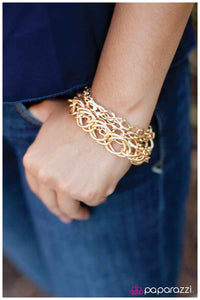 Paparazzi "The Chain Gang" Gold Bracelet Paparazzi Jewelry