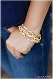 Paparazzi "The Chain Gang" Gold Bracelet Paparazzi Jewelry