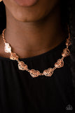 Paparazzi "Easy To Adore" Copper Necklace & Earring Set Paparazzi Jewelry
