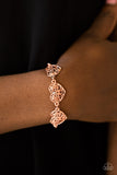 Paparazzi "Fond Of Hearts" Copper Bracelet Paparazzi Jewelry