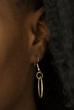Paparazzi VINTAGE VAULT "Legendary Lioness" Gold Necklace & Earring Set Paparazzi Jewelry