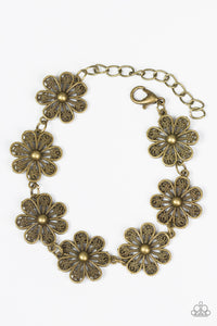 Paparazzi "Pollen Count" Brass Bracelet Paparazzi Jewelry