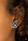 Paparazzi "WEST-Kept Secret" Blue Post Earrings Paparazzi Jewelry