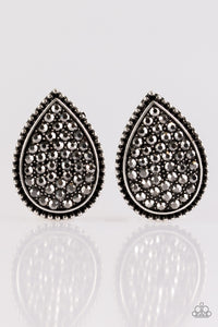 Paparazzi "A Run For Their Money" Silver Post Earrings Paparazzi Jewelry