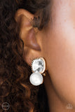 Paparazzi "Gatsby Gleam" Gold Clip On Earrings Paparazzi Jewelry