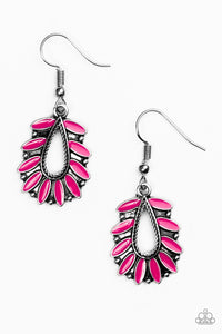 Paparazzi "Rainforest Romance" Pink Earrings Paparazzi Jewelry