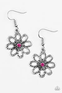 Paparazzi "Fashion Floret" Pink Earrings Paparazzi Jewelry