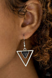 Paparazzi "Triassic Princess" Black Earrings Paparazzi Jewelry