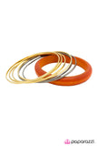 Paparazzi "Sent Into Orbit - Orange" bracelet Paparazzi Jewelry