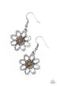 Paparazzi "Fashion Floret" Brown Earrings Paparazzi Jewelry