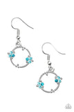 Paparazzi "Double The Bubble" Blue Earrings Paparazzi Jewelry