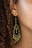Paparazzi "Palace Princess" Brass Earrings Paparazzi Jewelry