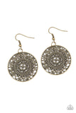 Paparazzi "Say You WHEEL" Brass Earrings Paparazzi Jewelry