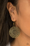 Paparazzi "Say You WHEEL" Brass Earrings Paparazzi Jewelry