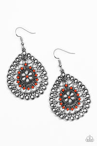 Paparazzi "Sweet as Spring" Orange Earrings Paparazzi Jewelry