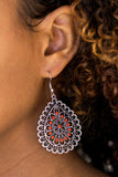 Paparazzi "Sweet as Spring" Orange Earrings Paparazzi Jewelry