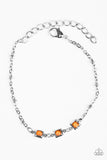 Paparazzi "All I Have To Do Is GLEAM" Orange Bracelet Paparazzi Jewelry