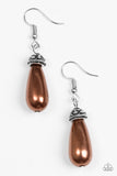 Paparazzi "Making The World Jealous" Brown Earrings Paparazzi Jewelry