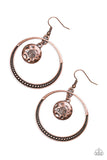 Paparazzi "Tundra Trip" Copper Earrings Paparazzi Jewelry