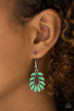 Paparazzi VINTAGE VAULT "Rainforest Romance" Green Earrings Paparazzi Jewelry