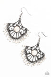 Paparazzi "Stone Lagoon" White Earrings Paparazzi Jewelry