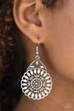 Paparazzi "Perfectly Paradise" White Earrings Paparazzi Jewelry