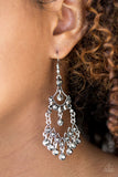 Paparazzi "Palace Princess" Silver Earrings Paparazzi Jewelry