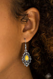 Paparazzi "Beautifully Bohemian" Yellow Earrings Paparazzi Jewelry