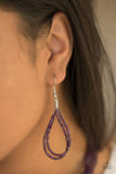 Paparazzi "WRAP Battle" Purple Necklace & Earring Set Paparazzi Jewelry
