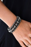 Paparazzi "A HAUTE Mess" Black Bracelet Paparazzi Jewelry