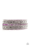 Paparazzi VINTAGE VAULT "Shimmer and Sass" Purple Wrap Bracelet Paparazzi Jewelry