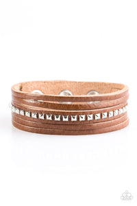 Paparazzi "Rogue Rebel " Brown Urban Bracelet Unisex Paparazzi Jewelry