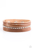 Paparazzi "Rogue Rebel " Brown Urban Bracelet Unisex Paparazzi Jewelry