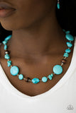 Paparazzi "Canyon Collection" Blue Necklace & Earring Set Paparazzi Jewelry