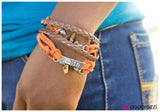 Paparazzi "Leap of Faith - Orange" bracelet Paparazzi Jewelry