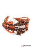 Paparazzi "Leap of Faith - Orange" bracelet Paparazzi Jewelry