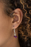 Paparazzi "Fluttering Heart" Purple Necklace & Earring Set Paparazzi Jewelry